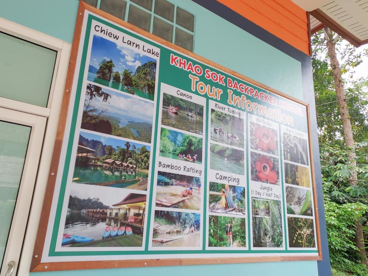 Khao Sok Backpacker Hostel Khao Sok National Park Dış mekan fotoğraf